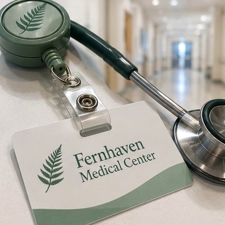 Customized event credentials for hospitals and healthcare
