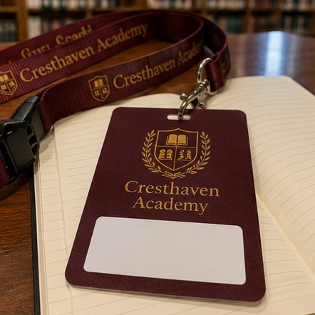 Customized event credentials for schools and universities
